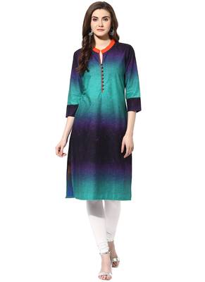 Multicolor cotton kurtas-and-kurtis 1