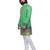 Abhivani NEON GREEN color Chinese collar Sherwani for men