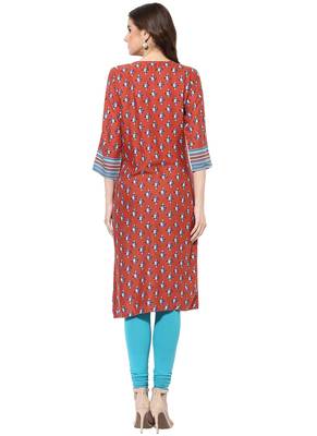 Multicolor rayon kurtas-and-kurtis 2