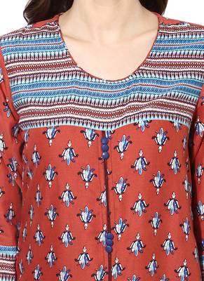 Multicolor rayon kurtas-and-kurtis 5