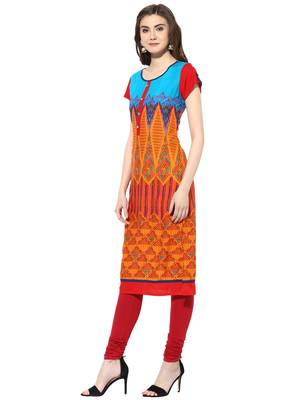 Multicolor rayon kurtas-and-kurtis 3