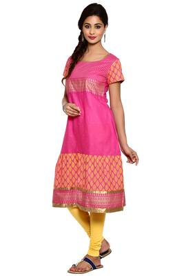 Pink cotton kurtas-and-kurtis 4