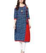 Indigo cotton kurtas-and-kurtis