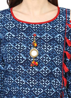 Indigo cotton kurtas-and-kurtis 5