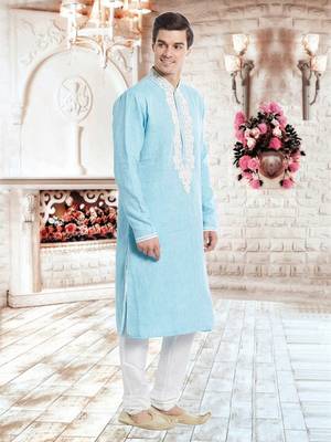 Indian Poshakh White Art Silk Pure Linen Kurta Pajama 3