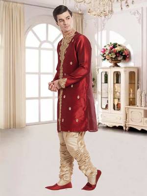 Antique Art Silk Silk Blend Kurta Pajama 3