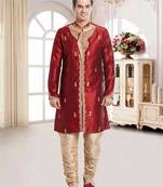 Antique Art Silk Silk Blend Kurta Pajama