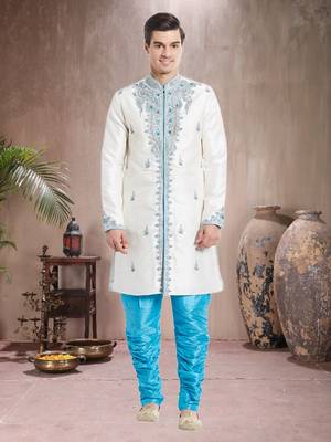 Feeroze Art Silk Silk Blend Kurta Pajama 1