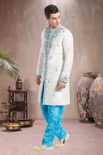 Feeroze Art Silk Silk Blend Kurta Pajama