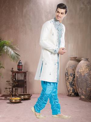 Feeroze Art Silk Silk Blend Kurta Pajama 3