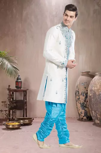 Feeroze Art Silk Silk Blend Kurta Pajama