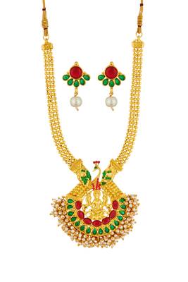 ELAKSHI Gold  PLATED necklaces SET 1
