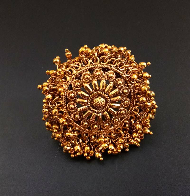 Gold antique gold rings