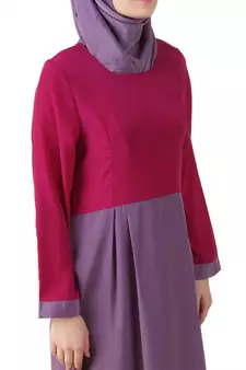MyBatua Multicolor Polyester Arabian Dailywear Islamic Muslim Long Abaya With Hijab