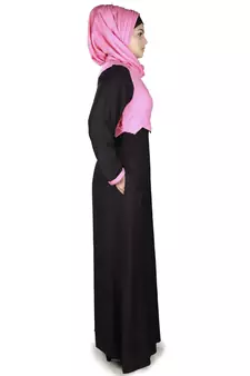 MyBatua Multicolor Rayon Arabian Dailywear Islamic Muslim Long Abaya With Hijab
