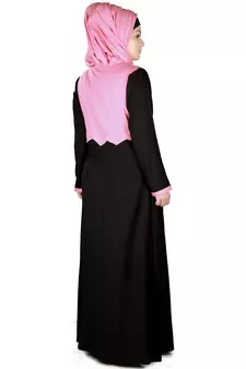 MyBatua Multicolor Rayon Arabian Dailywear Islamic Muslim Long Abaya With Hijab