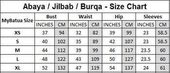 MyBatua Purple Polyester Arabian Dailywear Islamic Muslim Long Abaya With Hijab 2