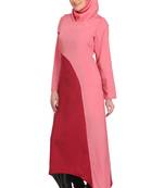 MyBatua Multicolor Polyester Arabian Dailywear Islamic Muslim Long Abaya With Hijab