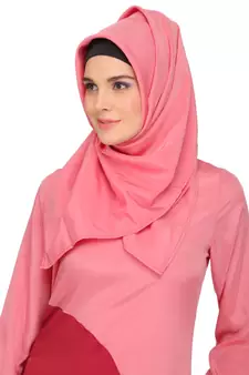 MyBatua Multicolor Polyester Arabian Dailywear Islamic Muslim Long Abaya With Hijab