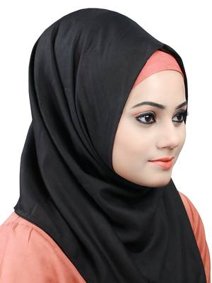 MyBatua Multicolor Rayon Arabian Dailywear Islamic Muslim Long Abaya With Hijab 2