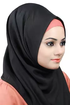 MyBatua Multicolor Rayon Arabian Dailywear Islamic Muslim Long Abaya With Hijab