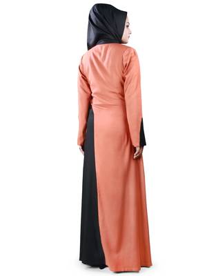 MyBatua Multicolor Rayon Arabian Dailywear Islamic Muslim Long Abaya With Hijab 3