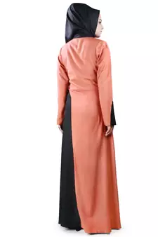 MyBatua Multicolor Rayon Arabian Dailywear Islamic Muslim Long Abaya With Hijab