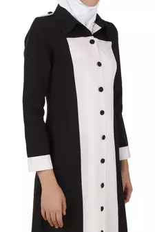 MyBatua Multicolor Polyester Arabian Dailywear Islamic Muslim Long Abaya With Hijab