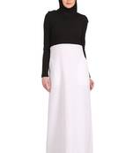 MyBatua Multicolor Polyester Arabian Dailywear Islamic Muslim Long Abaya With Hijab