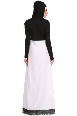 MyBatua Multicolor Polyester Arabian Dailywear Islamic Muslim Long Abaya With Hijab 3