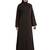 MyBatua Brown Polyester Arabian Dailywear Islamic Muslim Long Abaya With Hijab