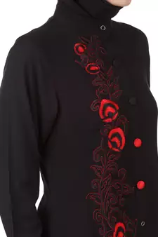 MyBatua Black Rayon Arabian Dailywear Islamic Muslim Long Abaya With Hijab