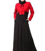 MyBatua Multicolor Rayon Arabian Dailywear Islamic Muslim Long Abaya With Hijab