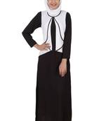 MyBatua Multicolor Viscose Arabian Dailywear Islamic Muslim Long Abaya With Hijab