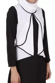 MyBatua Multicolor Viscose Arabian Dailywear Islamic Muslim Long Abaya With Hijab