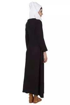 MyBatua Multicolor Viscose Arabian Dailywear Islamic Muslim Long Abaya With Hijab