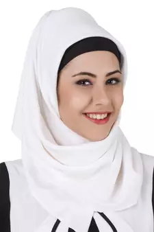 MyBatua Multicolor Viscose Arabian Dailywear Islamic Muslim Long Abaya With Hijab
