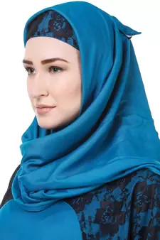 MyBatua Multicolor Rayon Arabian Dailywear Islamic Muslim Long Abaya With Hijab