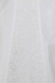 MyBatua White Cotton Arabian Dailywear Islamic Muslim Long Abaya With Hijab