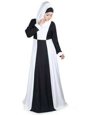 MyBatua Multicolor Rayon Arabian Dailywear Islamic Muslim Long Abaya With Hijab 1