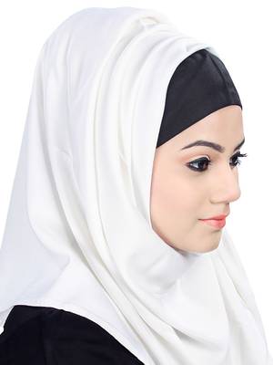 MyBatua Multicolor Rayon Arabian Dailywear Islamic Muslim Long Abaya With Hijab 2