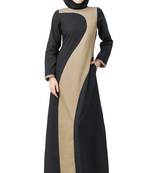 MyBatua Multicolor Cotton Arabian Dailywear Islamic Muslim Long Abaya With Hijab