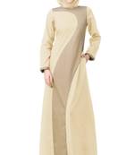 MyBatua Multicolor Cotton Arabian Dailywear Islamic Muslim Long Abaya With Hijab