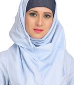 MyBatua Black Cotton Arabian Dailywear Islamic Muslim Long Abaya With Hijab