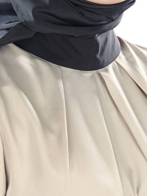 MyBatua Multicolor Polyster Arabian Dailywear Islamic Muslim Long Abaya With Hijab 2