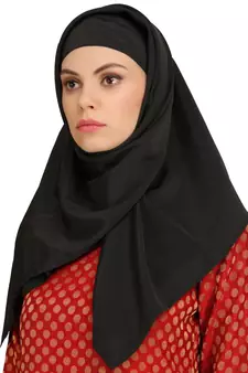 MyBatua Multicolor Polyester Arabian Dailywear Islamic Muslim Long Abaya With Hijab