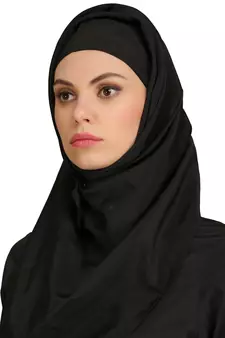 MyBatua Multicolor Polyester Arabian Dailywear Islamic Muslim Long Abaya With Hijab