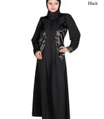 MyBatua Multicolor Polyester Arabian Dailywear Islamic Muslim Long Abaya With Hijab