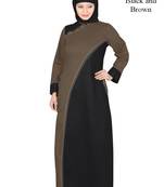 MyBatua Multicolor Cotton Arabian Dailywear Islamic Muslim Long Abaya With Hijab