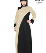 MyBatua Multicolor Cotton Arabian Dailywear Islamic Muslim Long Abaya With Hijab